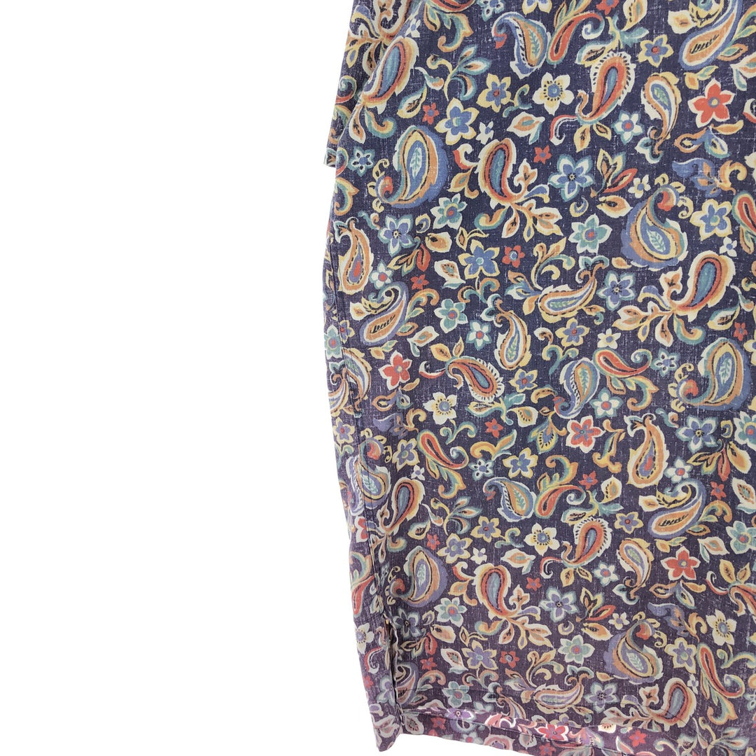 90'S Reyn Spooner Swimsuit Tag Bikini Tag All-Over Print Pullover Button-Down Hawaiian Aloha Shirt XL Men's XL /eaa451897