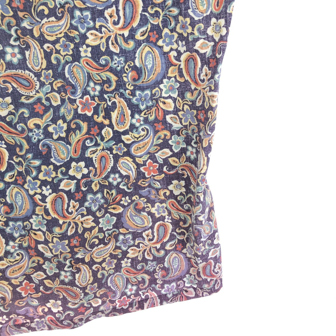 90'S Reyn Spooner Swimsuit Tag Bikini Tag All-Over Print Pullover Button-Down Hawaiian Aloha Shirt XL Men's XL /eaa451897