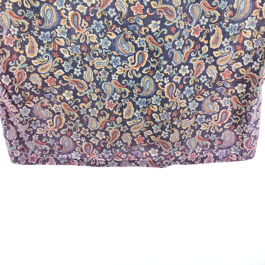 90'S Reyn Spooner Swimsuit Tag Bikini Tag All-Over Print Pullover Button-Down Hawaiian Aloha Shirt XL Men's XL /eaa451897