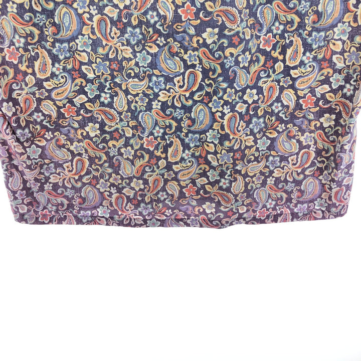 90'S Reyn Spooner Swimsuit Tag Bikini Tag All-Over Print Pullover Button-Down Hawaiian Aloha Shirt XL Men's XL /eaa451897