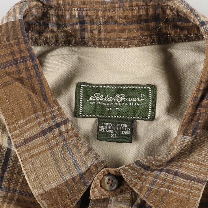 Eddie Bauer EST.1920 Long Sleeve Check Shirt Men's XL /eaa451935