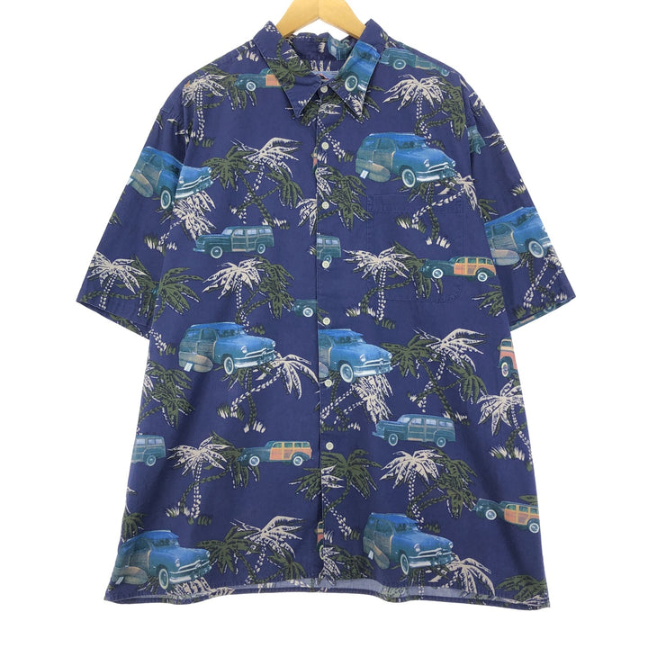 80s-90'S Reyn Spooner Diamond Head Tag All-Over Hawaiian Aloha Shirt Made in Hawaii Men's XXL /eaa451963