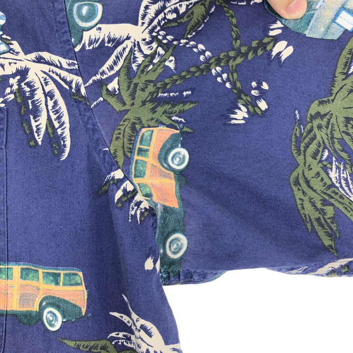 80s-90'S Reyn Spooner Diamond Head Tag All-Over Hawaiian Aloha Shirt Made in Hawaii Men's XXL /eaa451963