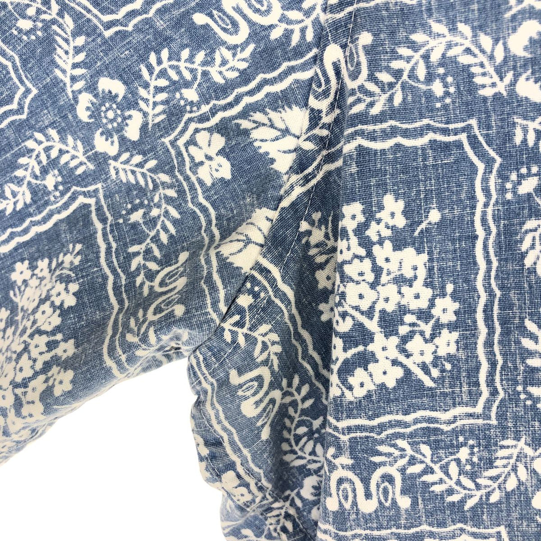 70s~80'S Reyn Spooner Gold Tag Nipple Tag All-Over Print Lahaina Sailor Button-Down Hawaiian Aloha Shirt Men's L /eaa451965