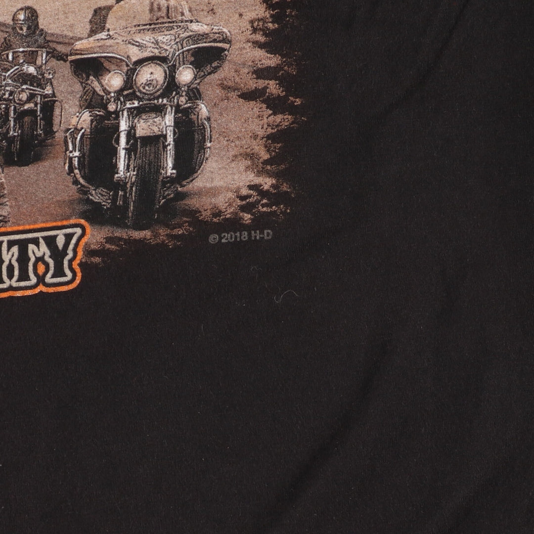 Harley-Davidson Owl Pattern Motorcycle Bike T-shirt Men's XL /eaa452002