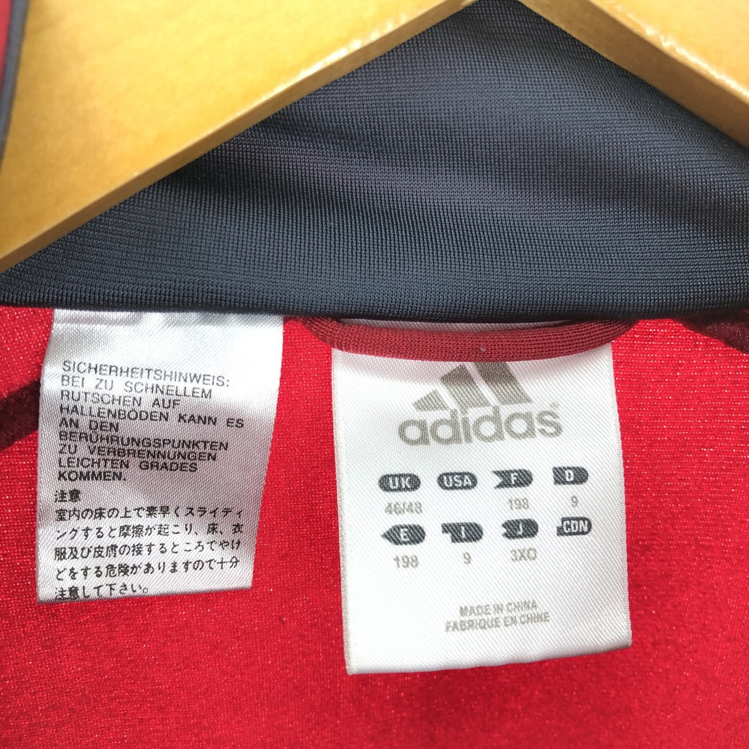 00'S adidas jersey track jacket men's XXL equivalent /eaa452015