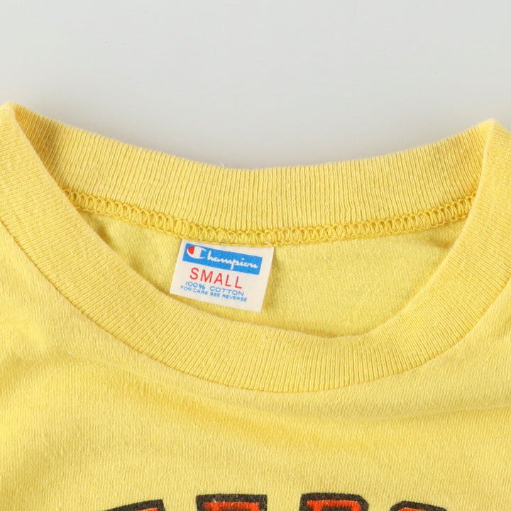 70'S Champion Bar Tag Triple Print Sports Print T-Shirt Made in USA Women's S Vintage /eaa452037