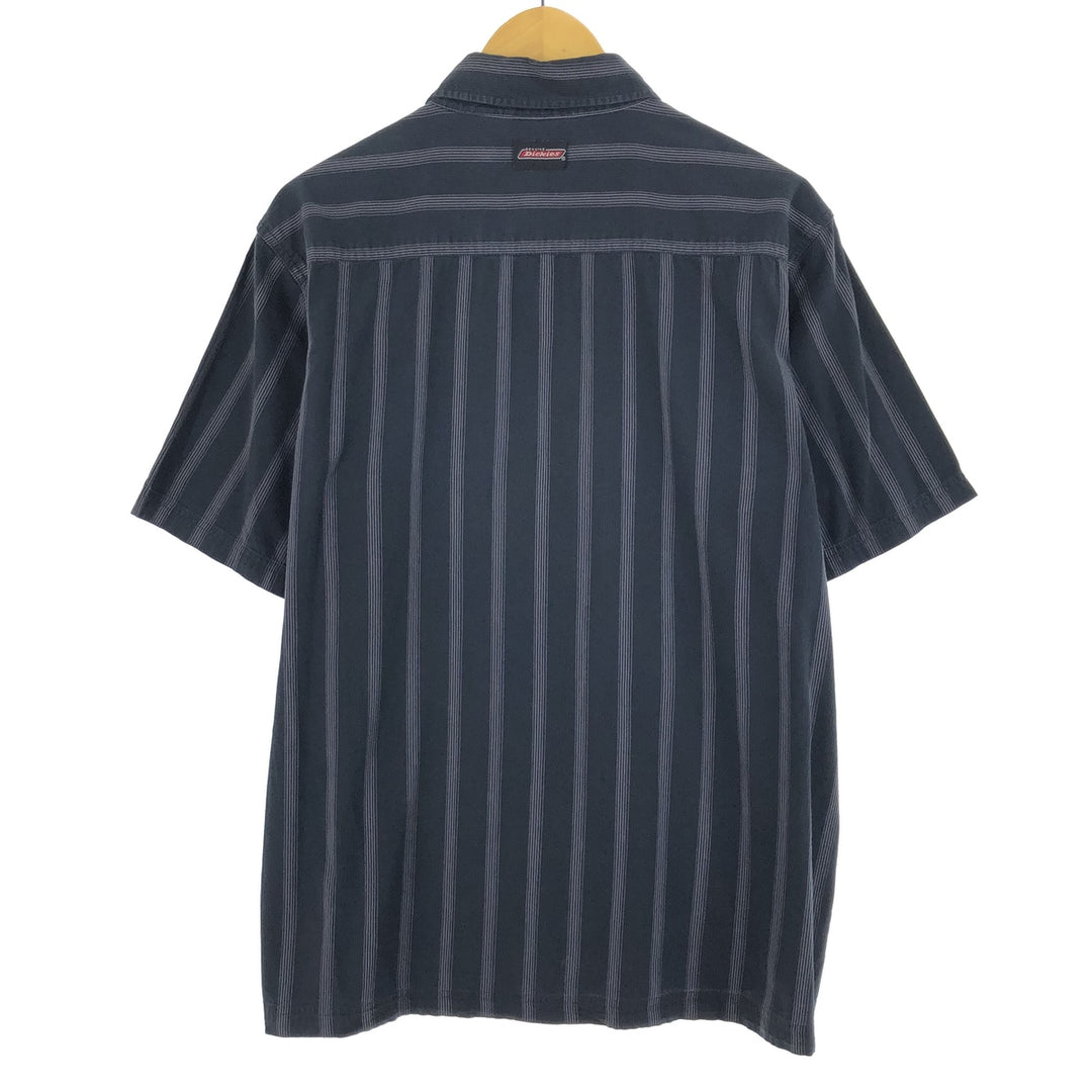 Dickies Short Sleeve Cotton Striped Shirt Men's XL /eaa452092