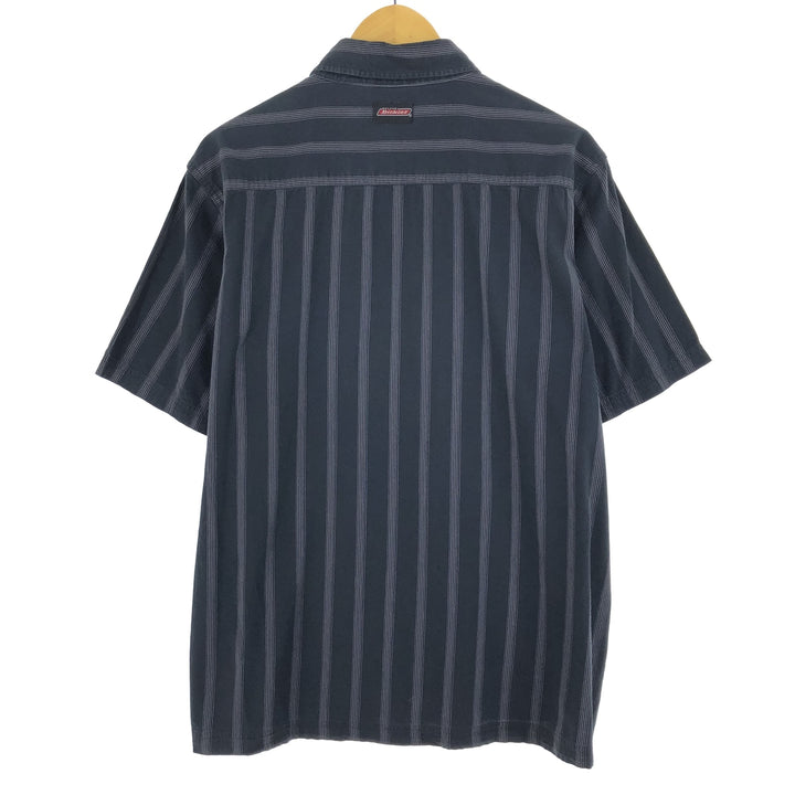 Dickies Short Sleeve Cotton Striped Shirt Men's XL /eaa452092