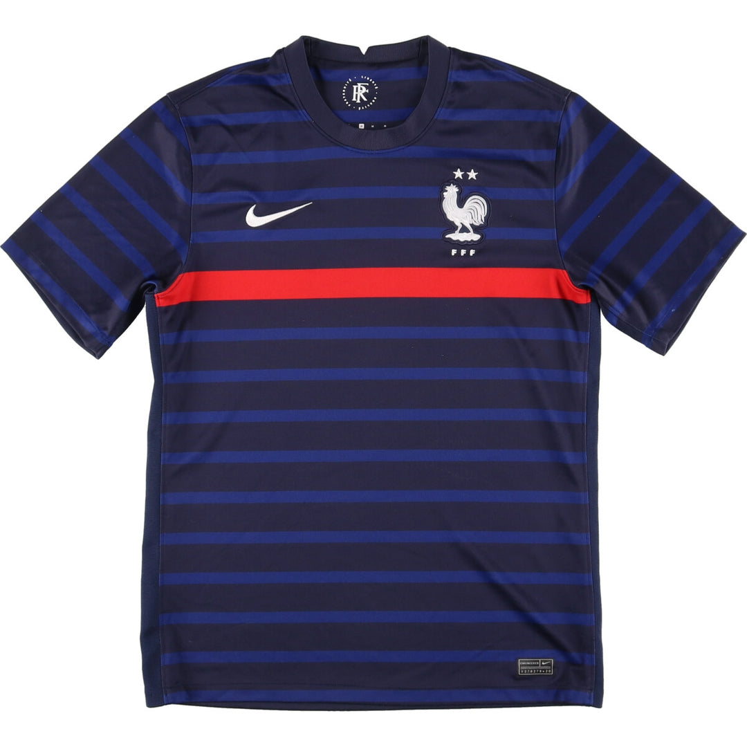 Nike DRI-FIT French Football Federation Border Pattern Soccer Uniform Game Shirt Men's M /eaa452247