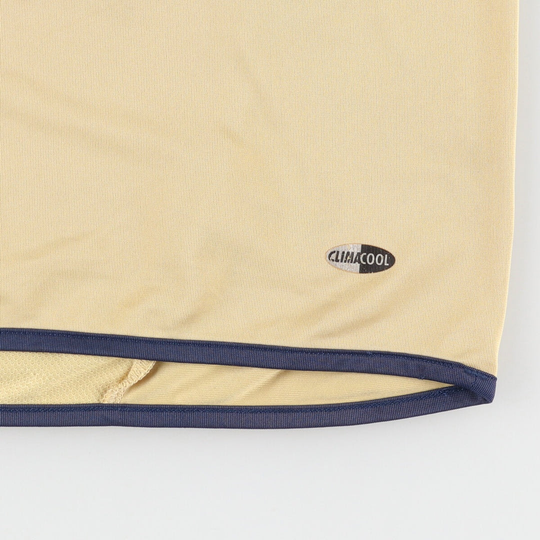 00'S Adidas OM Olympic Marseille Mesh Tank Top Game Shirt Men's L polyester Beige type Vintage Second Hand