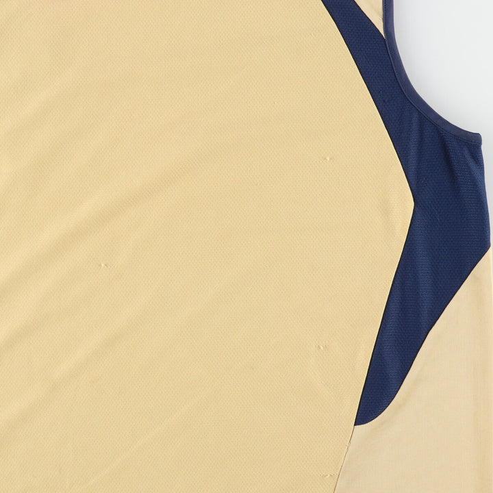 00'S Adidas OM Olympic Marseille Mesh Tank Top Game Shirt Men's L polyester Beige type Vintage Second Hand