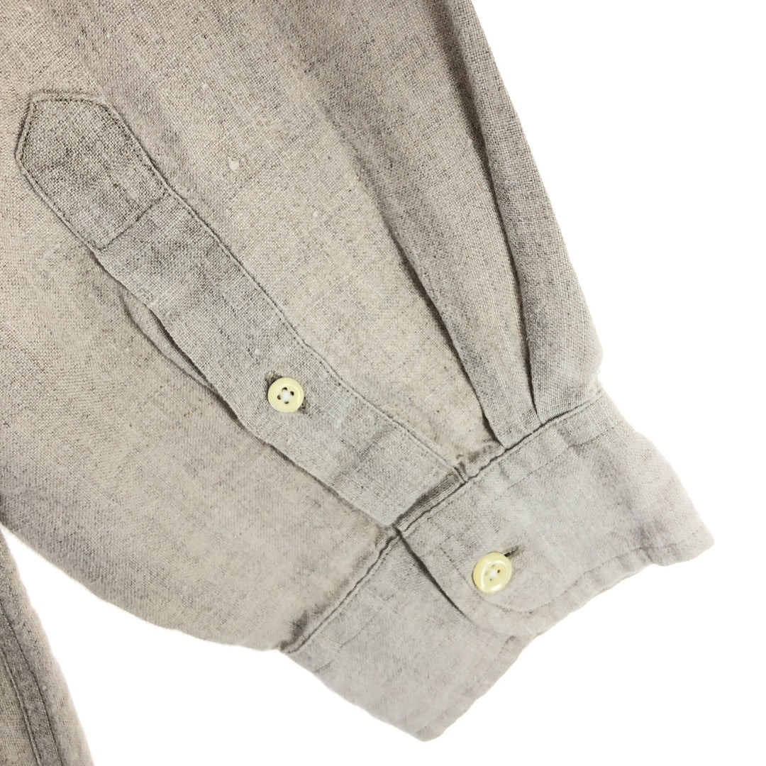 90'S J.Crew Long Sleeve Linen Shirt Men's XL Vintage /eaa452312