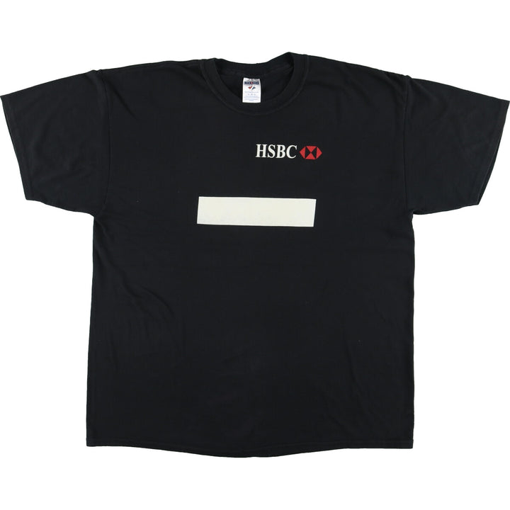 00'S Jerzees HSBC Advertising T-shirt Men's XL /eaa452359