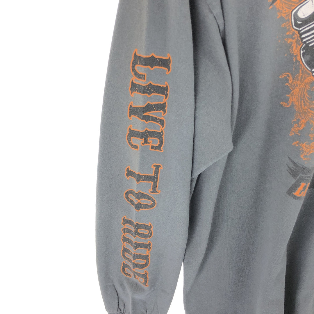 00'S Harley-Davidson Engine Long Sleeve T-Shirt, Men's XXL /eaa452377
