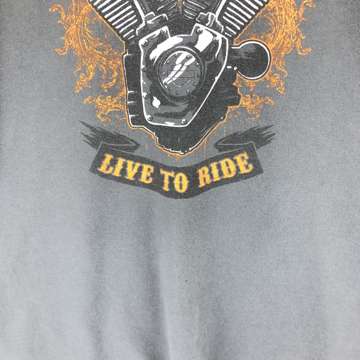 00'S Harley-Davidson Engine Long Sleeve T-Shirt, Men's XXL /eaa452377