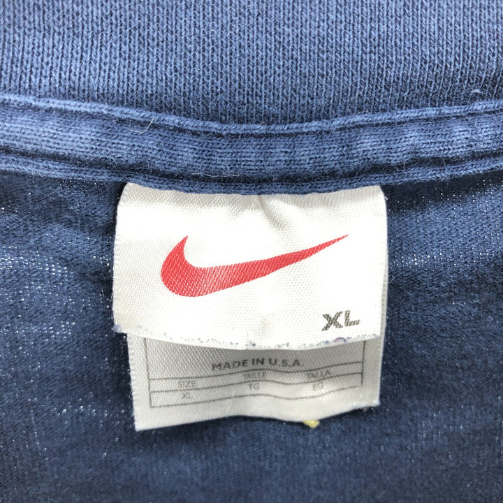 90'S Nike High Neck Long T-Shirt Long Sleeve T Made in USA Men's XL Vintage /eaa452385