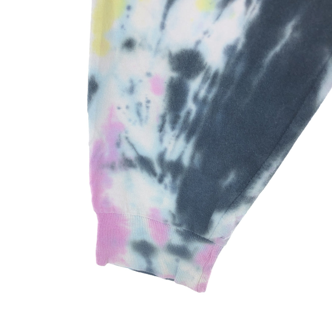 PINK FLOYD Pink Floyd Tie-dye Pattern Long Tee Band T-shirt Band Tee Men's L /eaa452393