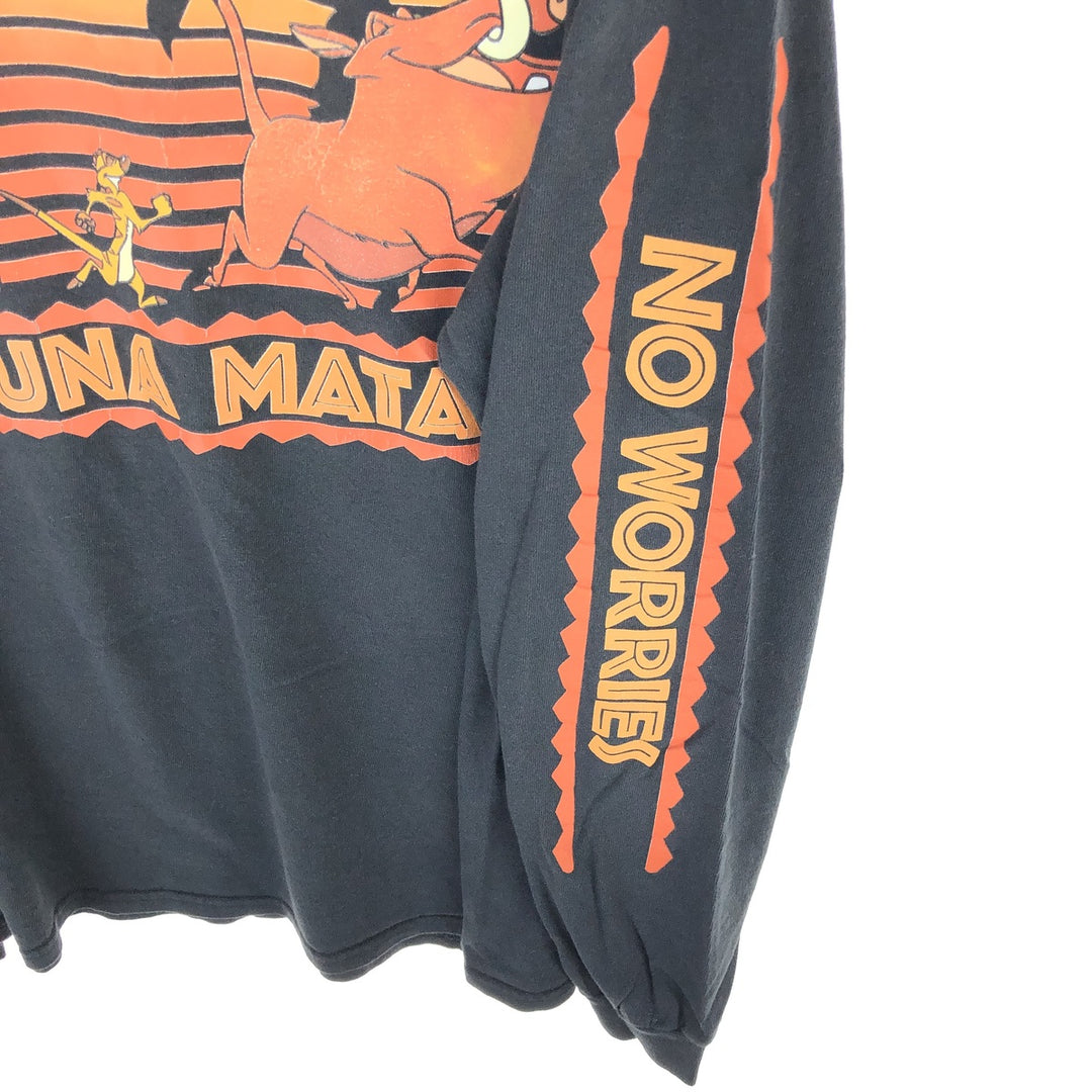 THE LION KING Lion King Movie Long T-shirt Long T Men's L Movie /eaa452397