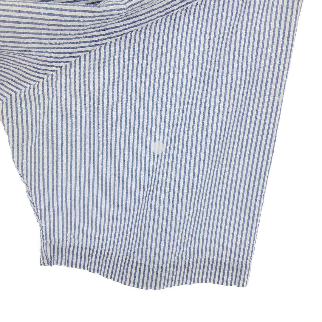 Ralph Lauren BLAKE Seersucker Short Sleeve Button Down Striped Shirt Men's L/eaa452458