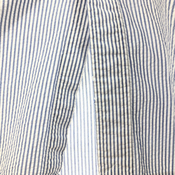 Ralph Lauren BLAKE Seersucker Short Sleeve Button Down Striped Shirt Men's L/eaa452458