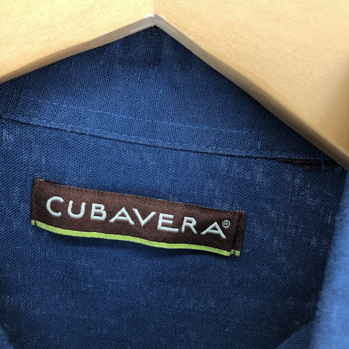 CUBAVERA Short Sleeve Mexican Shirt, Cuban Shirt, Men's L /eaa452520