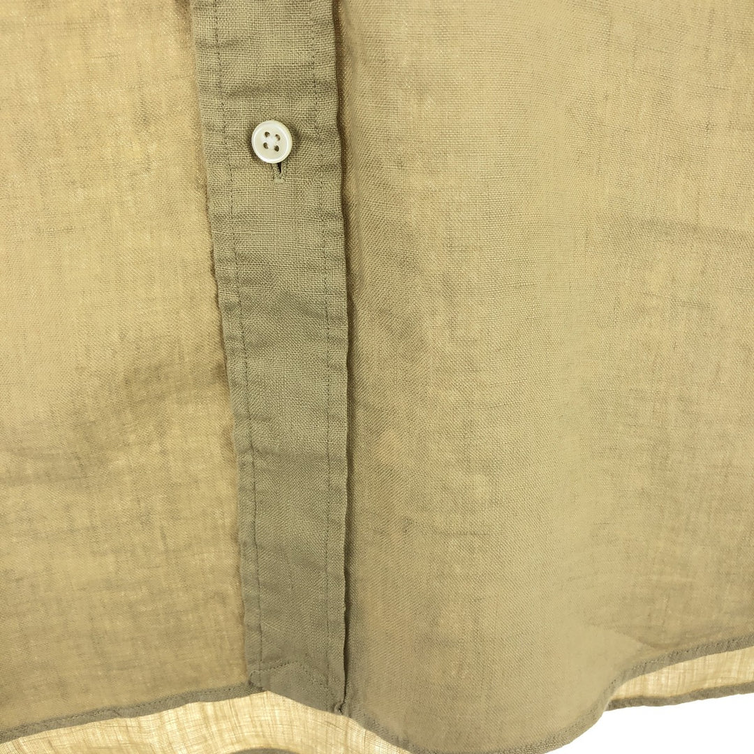 Ralph Lauren RALPH LAUREN Short Sleeve Linen Button Down Shirt Men's L /eaa452552