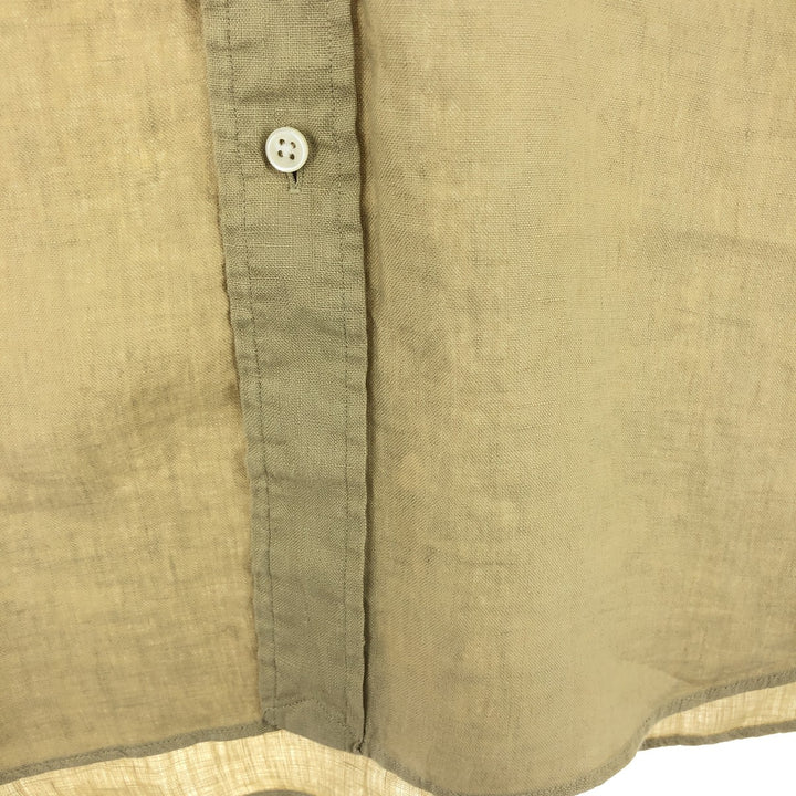 Ralph Lauren RALPH LAUREN Short Sleeve Linen Button Down Shirt Men's L /eaa452552