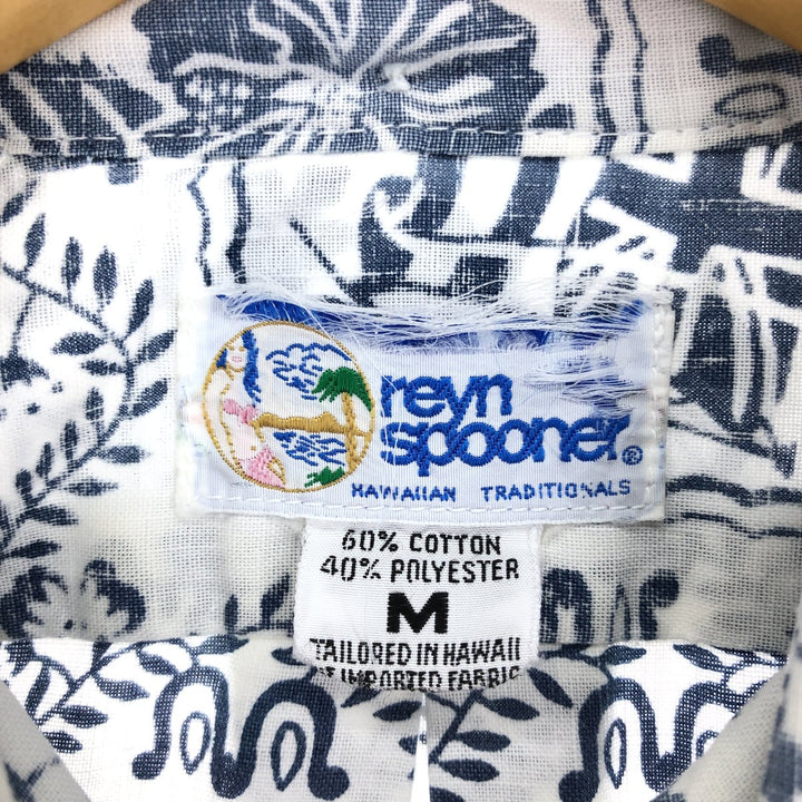 90'S Reyn Spooner Swimsuit Tag Bikini Tag All-Over Print Lahaina Sailor Button-Down Hawaiian Aloha Shirt Men's M /eaa452569