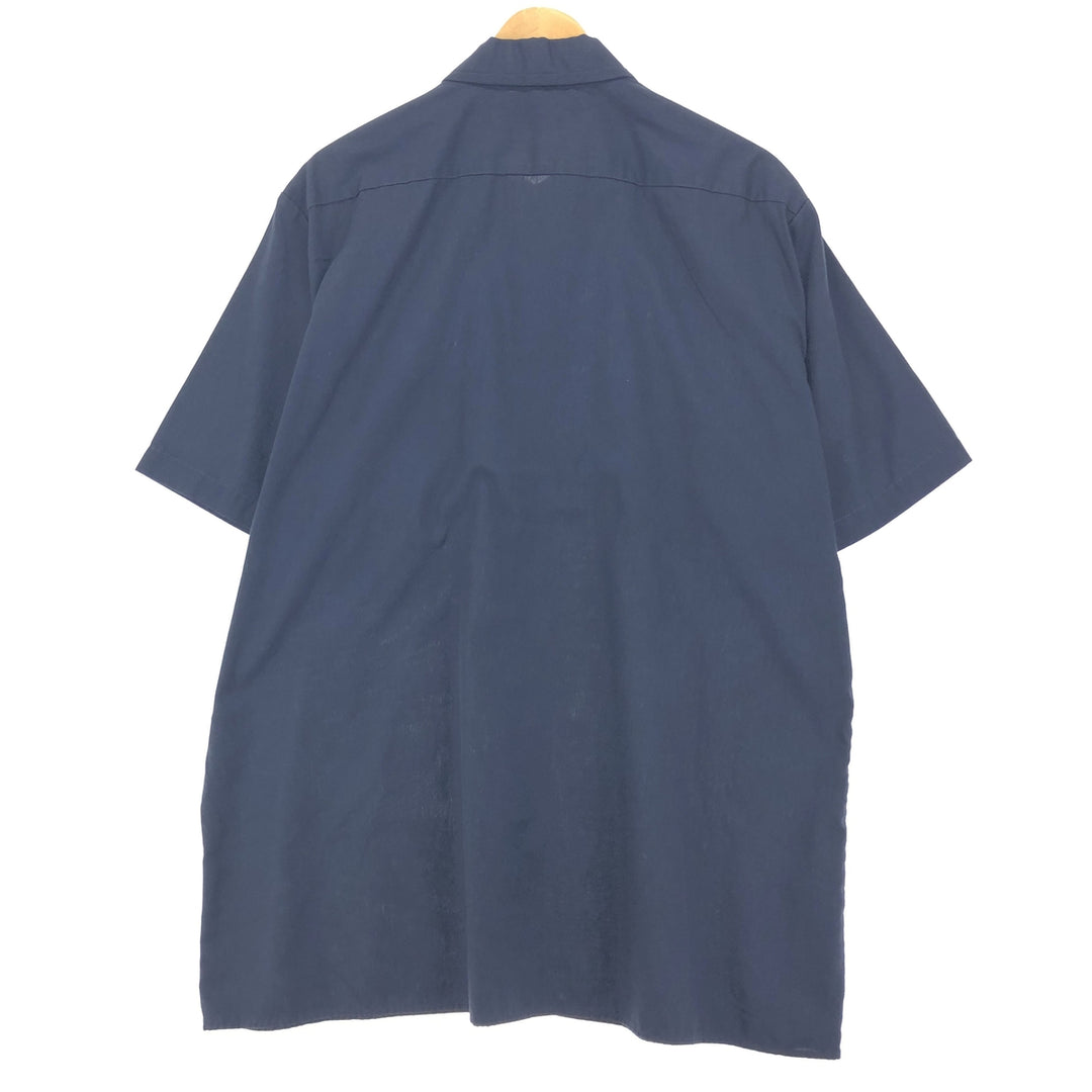 Dickies Short Sleeve Work Shirt, Men's XL polyester gray type Vintage Second Hand