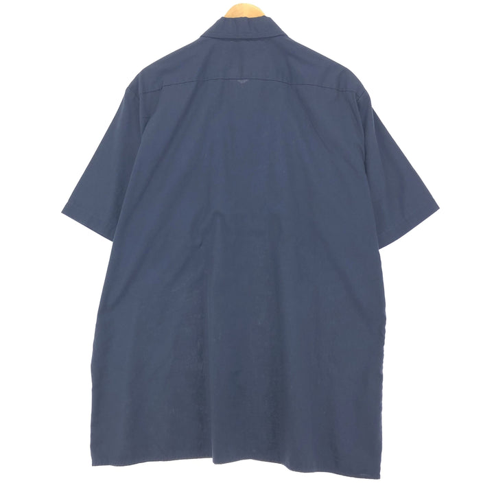 Dickies Short Sleeve Work Shirt, Men's XL polyester gray type Vintage Second Hand