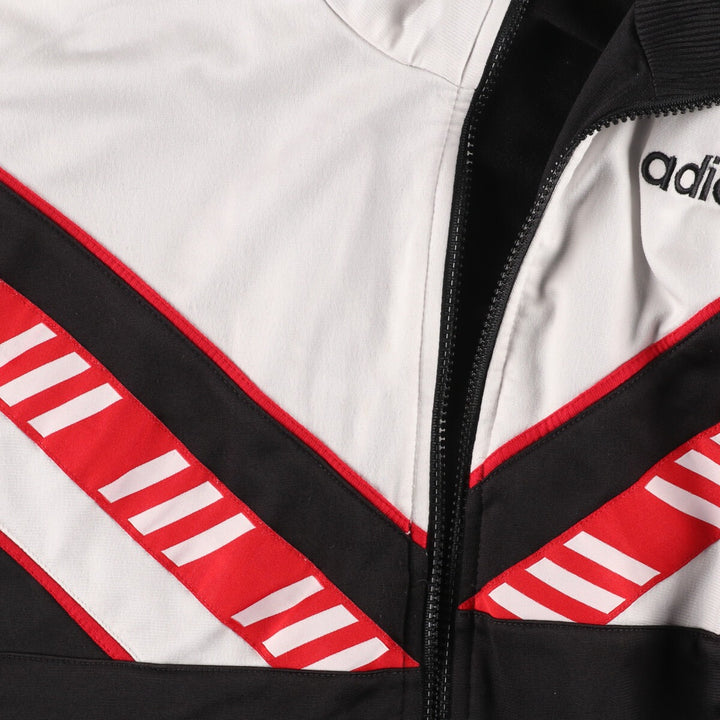 90'S Adidas Jersey Track Jacket Made in Indonesia Men's M Vintage / eaa452639