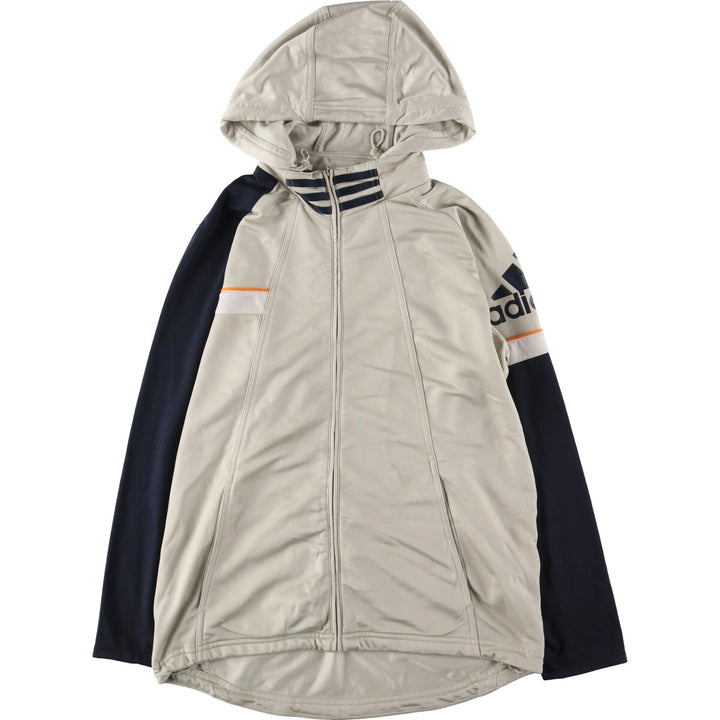 00'S adidas hooded jersey track jacket men's M /eaa452654