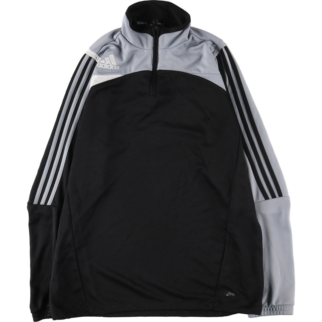 00'S adidas CLIMA365 Half Zip Pullover Jersey Track Jacket Men's L /eaa452657