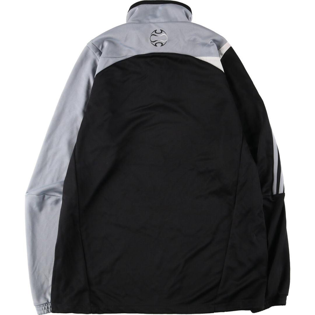 00'S adidas CLIMA365 Half Zip Pullover Jersey Track Jacket Men's L /eaa452657