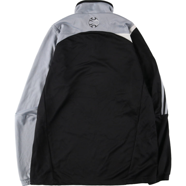 00'S adidas CLIMA365 Half Zip Pullover Jersey Track Jacket Men's L /eaa452657