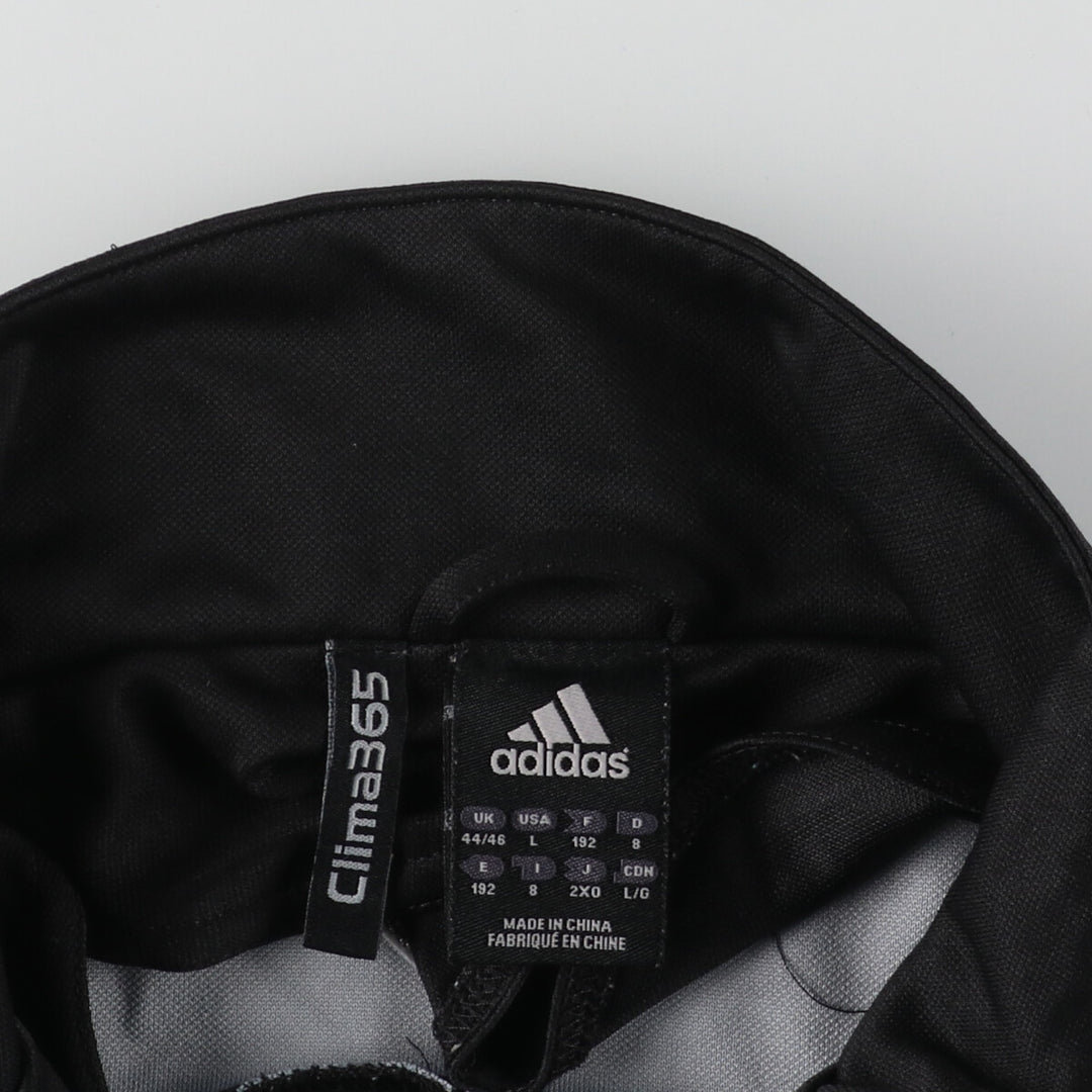 00'S adidas CLIMA365 Half Zip Pullover Jersey Track Jacket Men's L /eaa452657