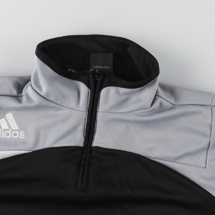 00'S adidas CLIMA365 Half Zip Pullover Jersey Track Jacket Men's L /eaa452657