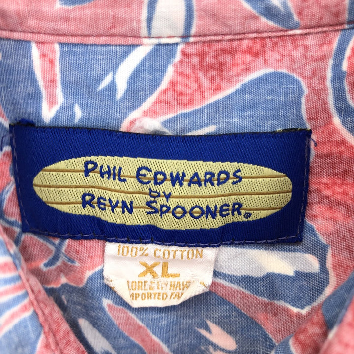 Reyn Spooner PHIL EDWARDS All-over Floral Hawaiian Aloha Shirt, Men's XL /eaa452742