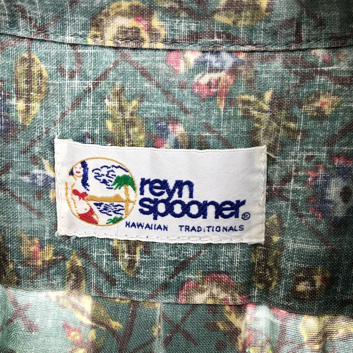 90'S Reyn Spooner REYNSPOONER Swimsuit Tag Bikini Tag Hawaiian Aloha Shirt Men's XL Vintage /eaa452748