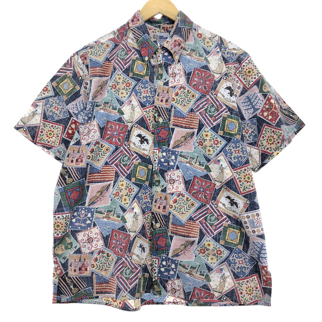 90'S Reyn Spooner Swimsuit Tag Bikini Tag Button Down Hawaiian Aloha Shirt Men's L Vintage /eaa452749