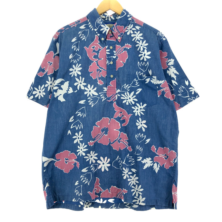 Reyn Spooner PHIL EDWARDS Phil Edwards all-over print pullover button-down Hawaiian aloha shirt men's L /eaa452756