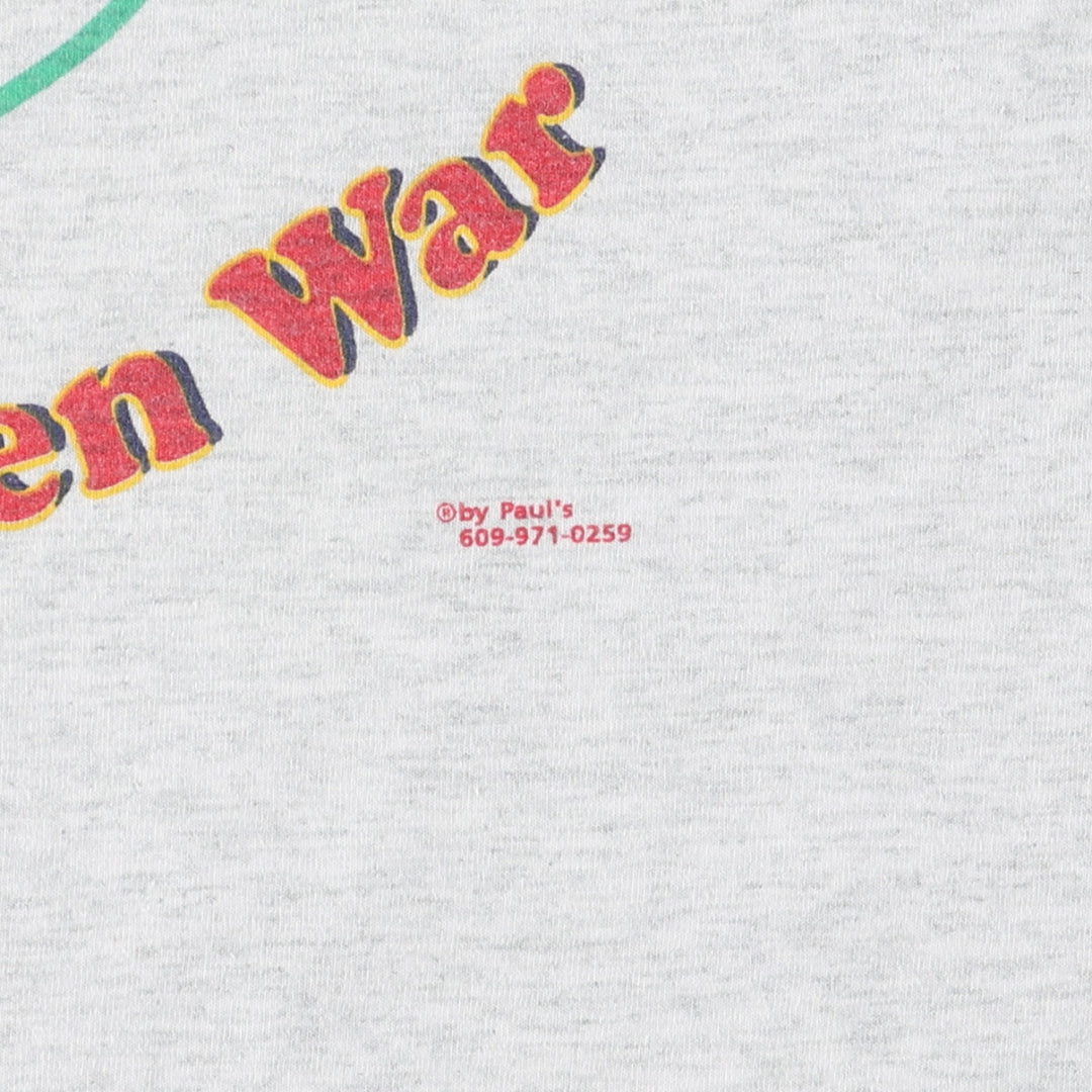 90'S Fruit of the Loom THE FORGOTTEN WAR Forgotten War Korean War Print T-Shirt Made in USA Men's XL Vintage /eaa452847