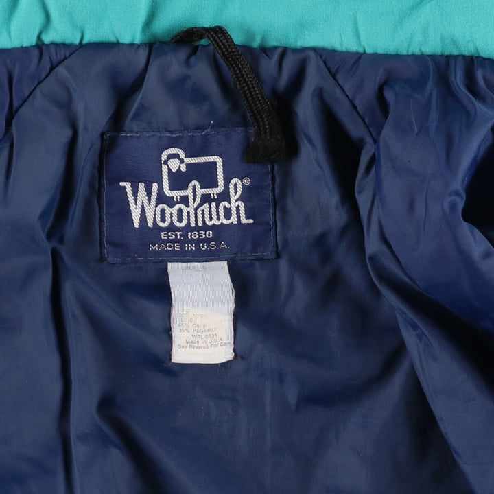 80'S Woolrich padded mountain jacket, shell jacket, puffer jacket, made in USA, men's size L, vintage /eaa452977