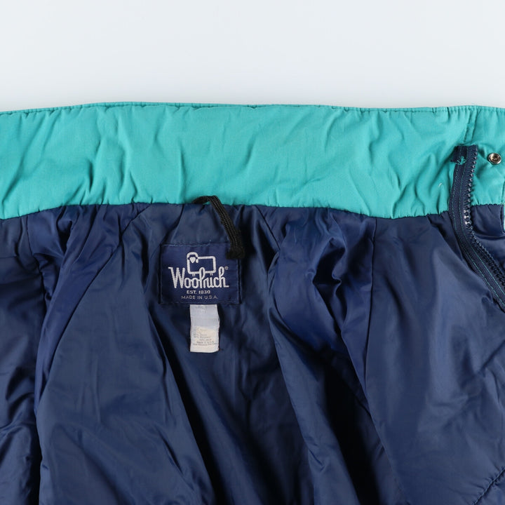 80'S Woolrich padded mountain jacket, shell jacket, puffer jacket, made in USA, men's size L, vintage /eaa452977