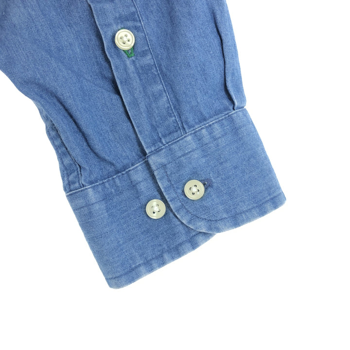 Tommy Hilfiger Long Sleeve Button Down Denim Shirt Men's XL /eaa453021