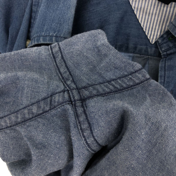 Tommy Hilfiger Long Sleeve Button Down Denim Shirt Men's XL /eaa453021