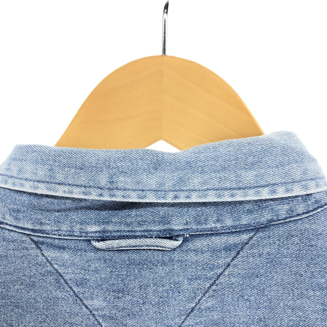 90'S ~ Tommy Hilfiger Long Sleeve Button Down Denim Shirt Men's XL Vintage / eaa453023