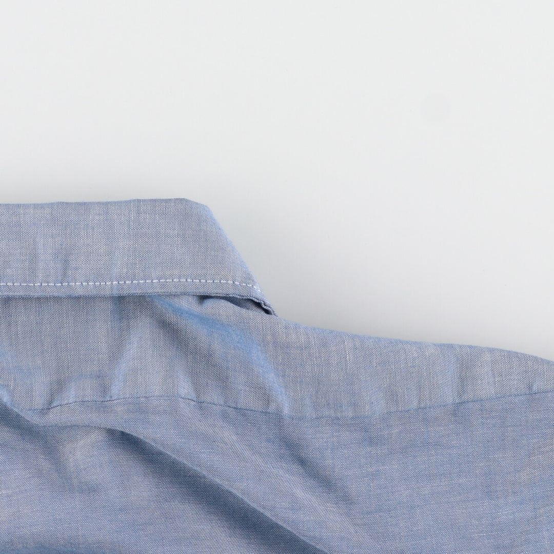 90'S Dickies Chambray Short Sleeve Work Shirt Made in USA Men's M Vintage /eaa453059