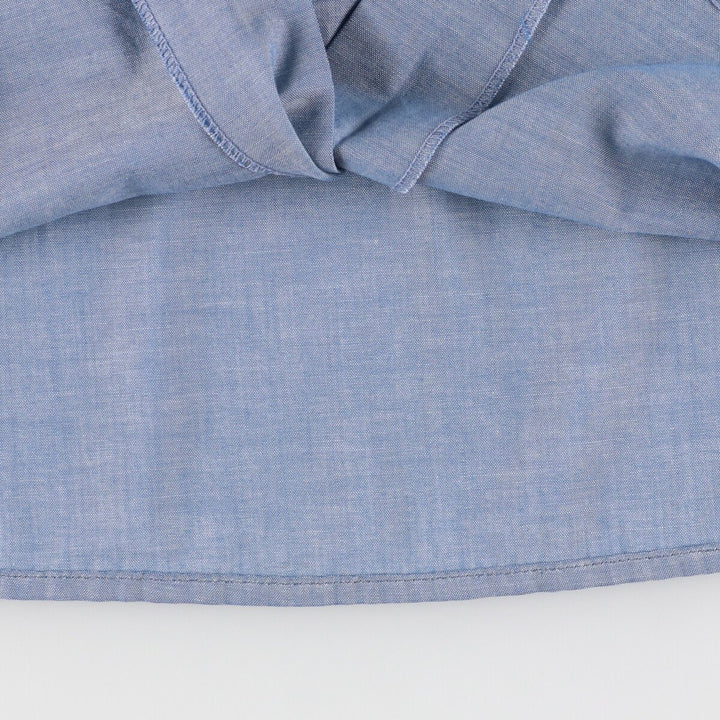 90'S Dickies Chambray Short Sleeve Work Shirt Made in USA Men's M Vintage /eaa453059